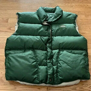 COPY - [XL]Vintage The Original Creem By Adelsten  Green Down Puffer Vest